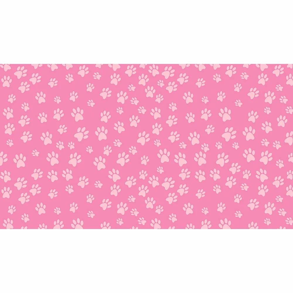 Allenjoy Rectangular Tablecloth Dogs Footprint Step And Repeat Waterproof Activities Decor Birthday Baby Shower Party Supply | Дом и сад