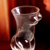 creative cup glass human wine glass sexy female body cup whiskey glass