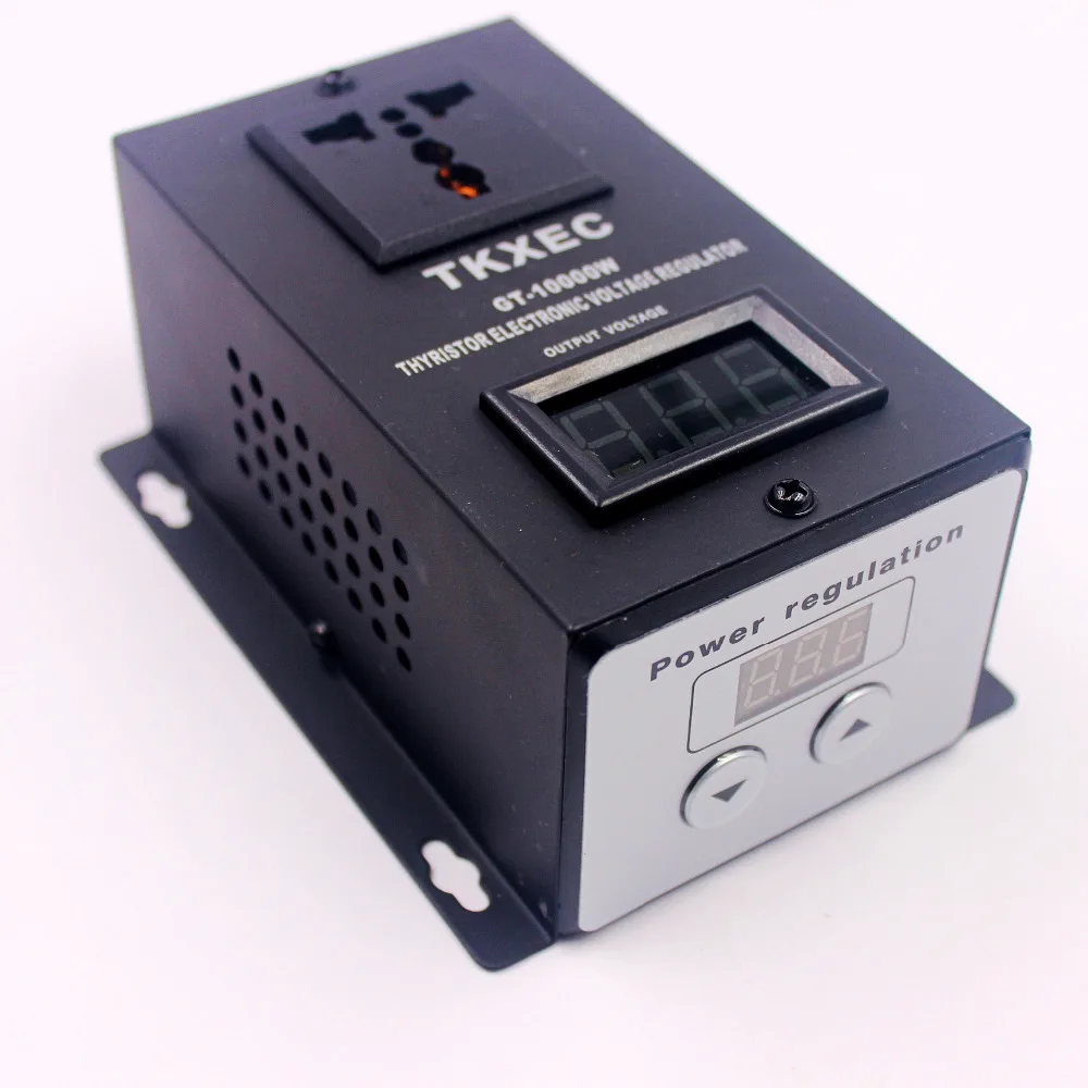 Цифровой дисплей Мощность регулирования AC 220V 10000W SCR Электронный 10 Напряжение