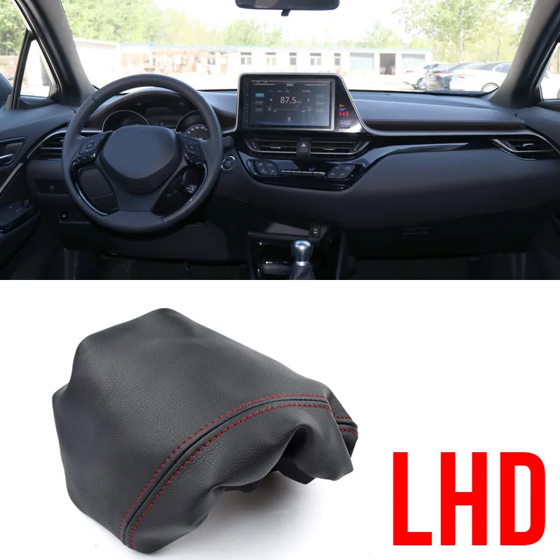 LHD red Vtear для Toyota CHR C-HR подлокотник коробка крышка Центральная ручная коробка крышка защитная подушка крышка внутренние модифицированные аксессуары - Название цвета: LHD red