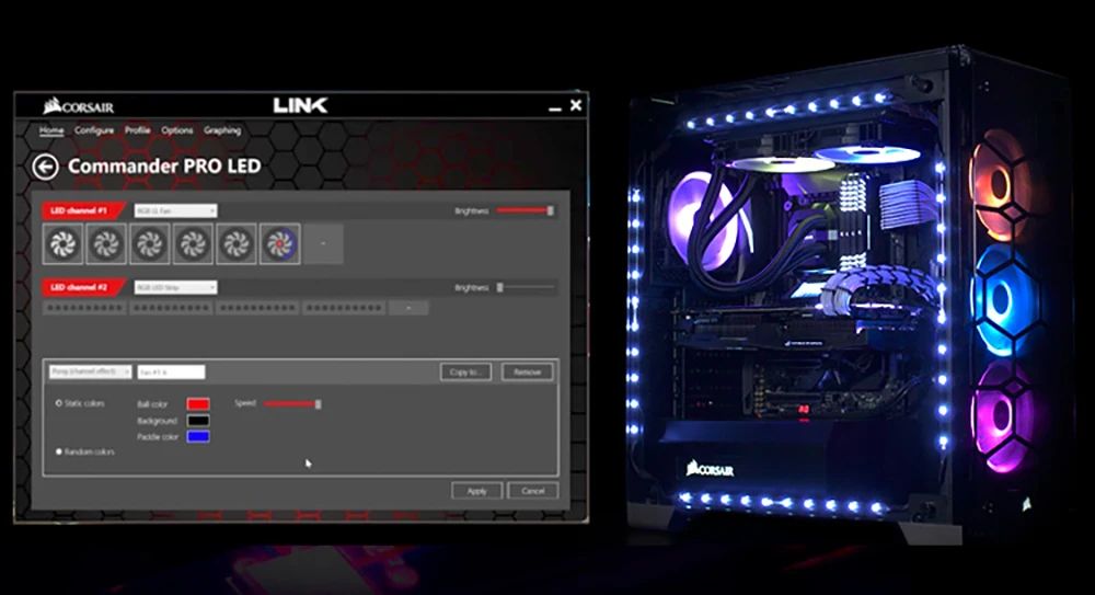 Corsair Вентилятор охлаждения LL серия LL120 RGB 140 RGB 120 мм двойной светильник RGB светодиодный PWM одиночный вентилятор с светильник ing Node Pro