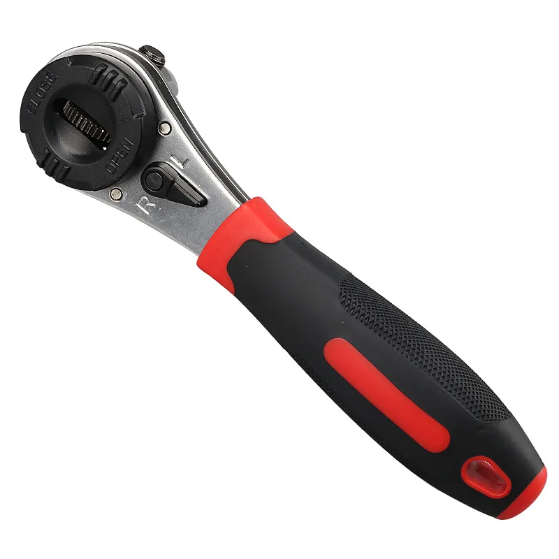 

6-22mm Torque Spanner Adjustable Ratchet Wrench With Non-Slip Handle, Plumbing Pipe Ratchet Wrench Repairing Tool