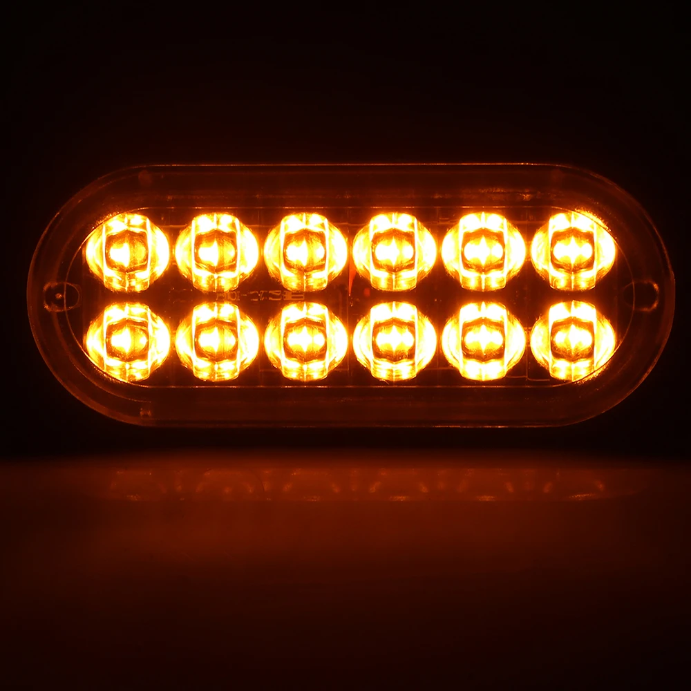 LEEPEE светодиодный предупредительный световой сигнал Лампа 12 автомобиль грузовик