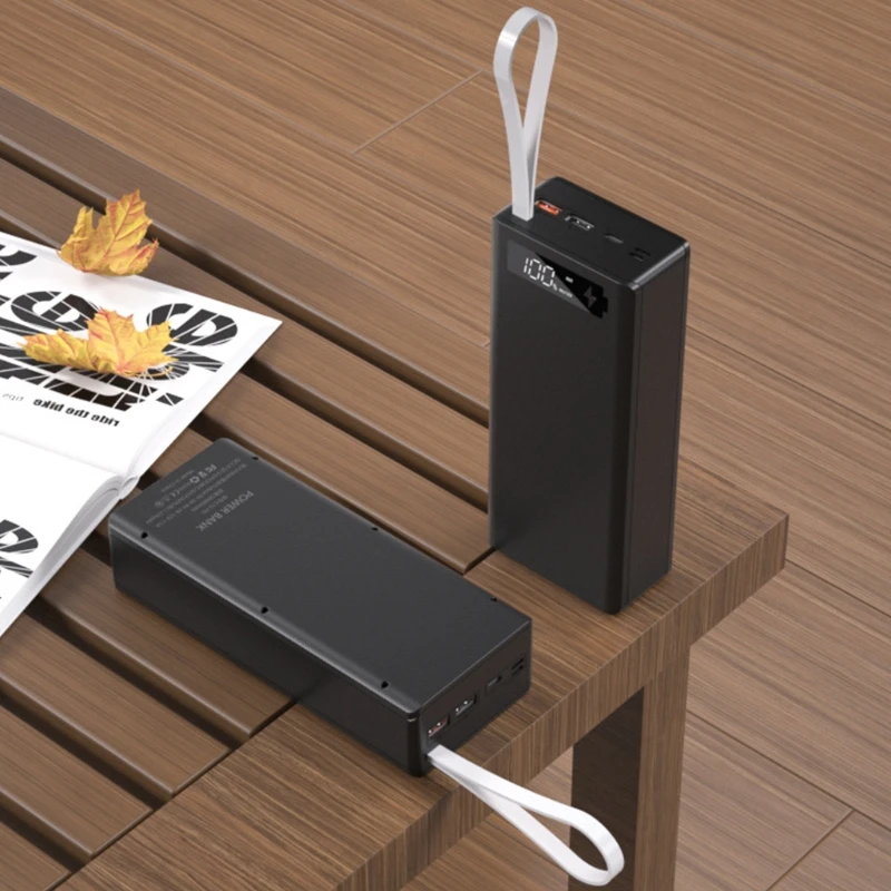 

Detachable QC3.0 PD LCD Display DIY 16x18650 Battery Case Power Bank Shell Box R91A