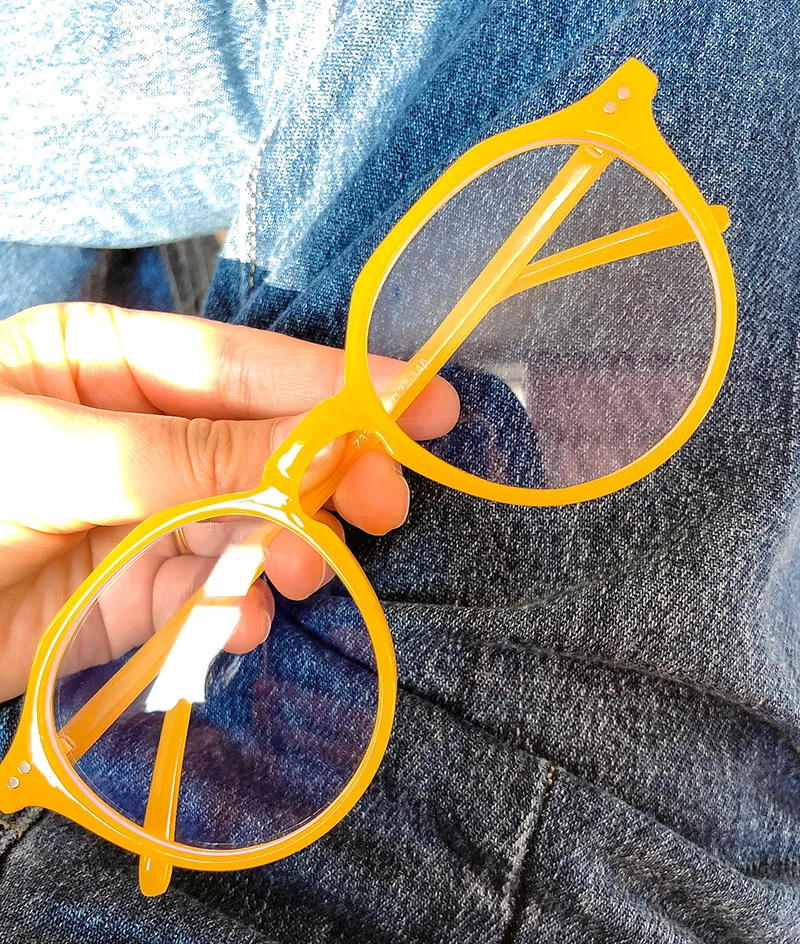 Женская оптическая оправа для очков от близорукости черная красная | Аксессуары