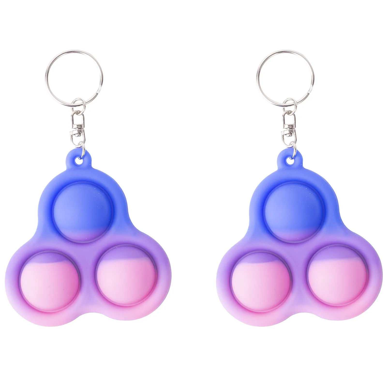 

Antistress Push Toys Silicone Grip Simple Dimple Fidget Toy Decompression Games Toys Fidget Pack Keychain