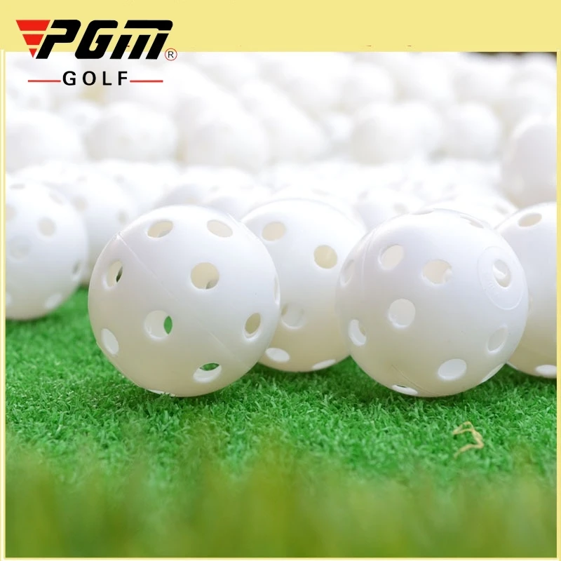 Pgm 5 шт. мяч для гольфа полый воздушный поток с отверстиями пластиковые шарики