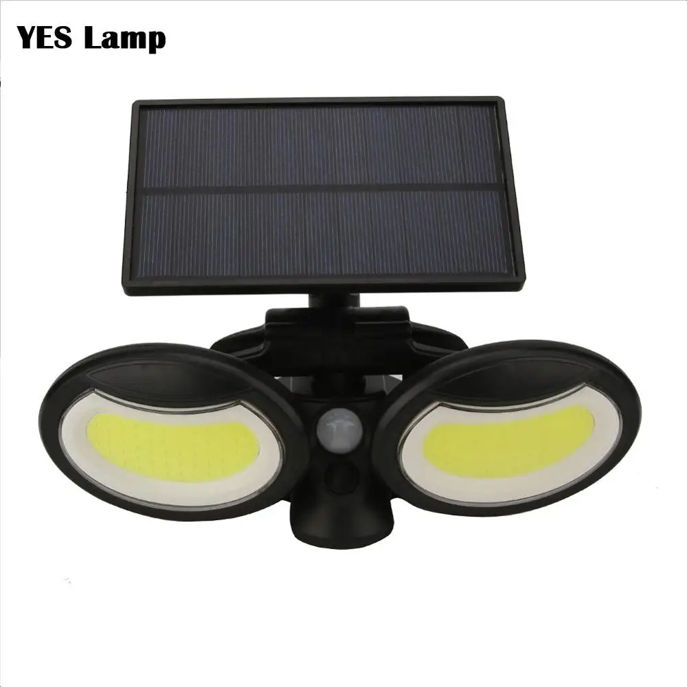 

LED Solar Lamp108COB Waterproof IP65 Street Lighting Yard Porch Wall Garden Gate Decor Light PIR Motion Sensor Night Lampada