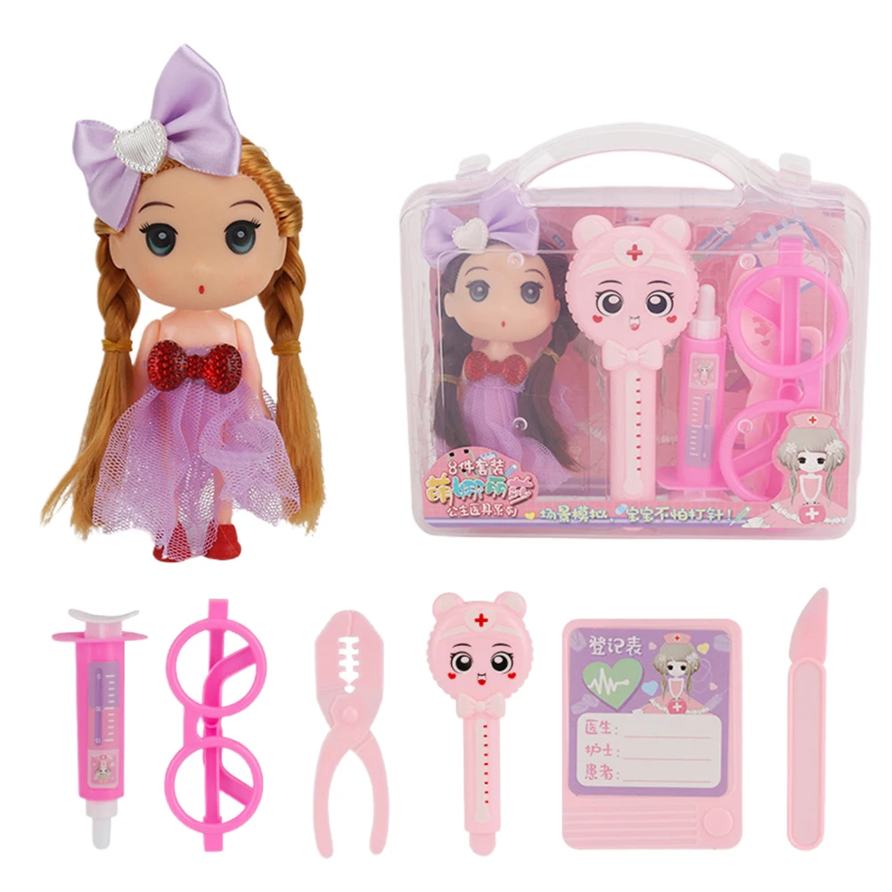 

Dress Up Game Pretend Play Doctor Kit Kids Gift Parent Children Dentist Funny Simulation Development Early Education Makeup Toy