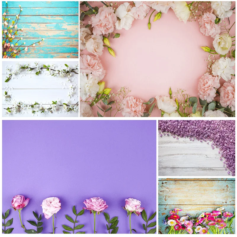 

SHENGYONGBAO художественный тканевый фон для фотосъемки реквизит цветочные деревянные доски фон для фотостудии 21912 фотография