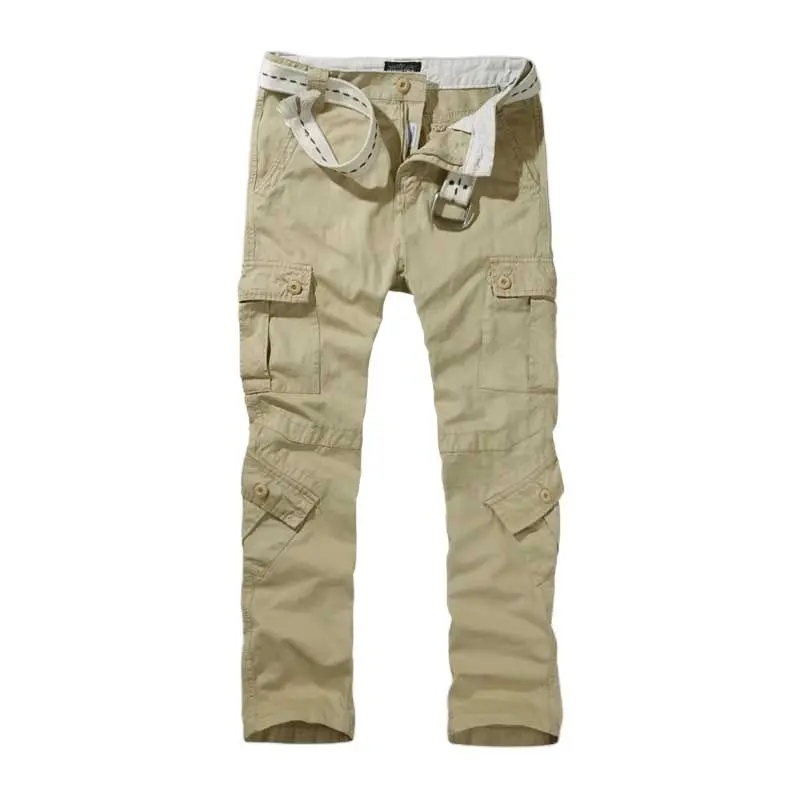 Модные свободные мешковатые брюки карго мужские повседневные хлопковые с