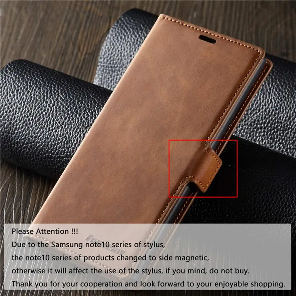 Магнитный кожаный флип чехол для телефона Samsung Galaxy S10 S9 S8 Plus A10 A20 A20E A30 A40 A50 A60 A70 A80 A90
