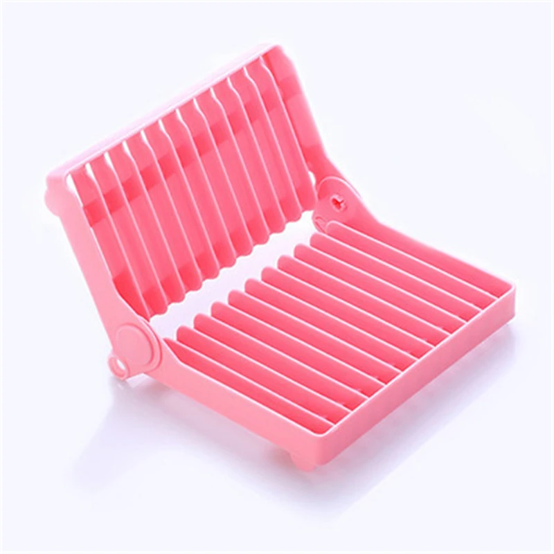 Складное блюдо стойки чаша держатель тарелка органайзер для хранения посуды