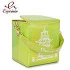 Китайская коробка ENJOININ для выноса, кошелек, женская сумочка из искусственной кожи, модная сумка через плечо, сумка на цепочке для девушек, сумка-ведро