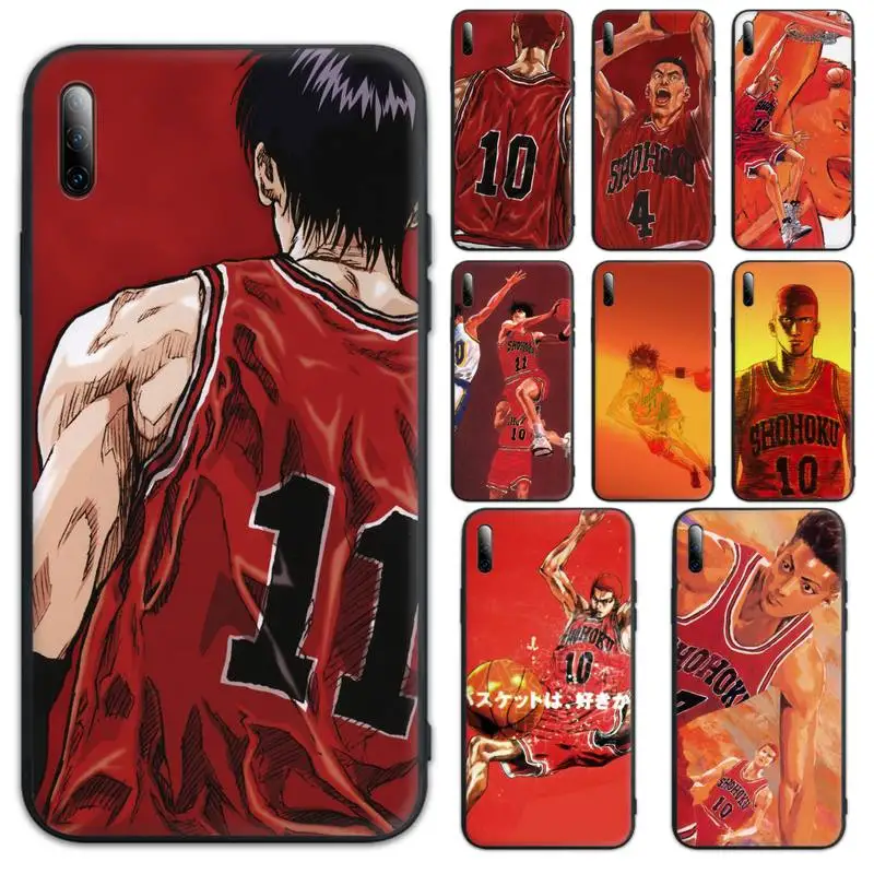 

Anime Slam Dunk Phone Case For Huawei P9 P10 P20 P30 P40 pro lite plus Smart Cover Fundas Coque