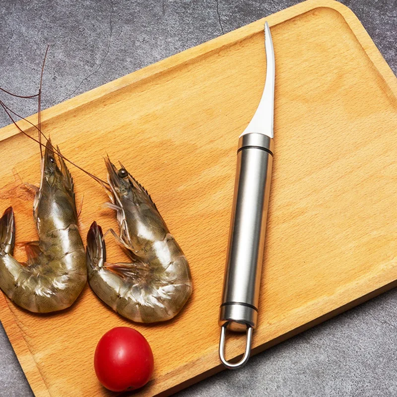 

Shrimp Deveiner Tool and Peelers,Stainless Steel Shrimp Cleaner Knife Prawn Peeler Shrimp Deveiner Kitchen Tools