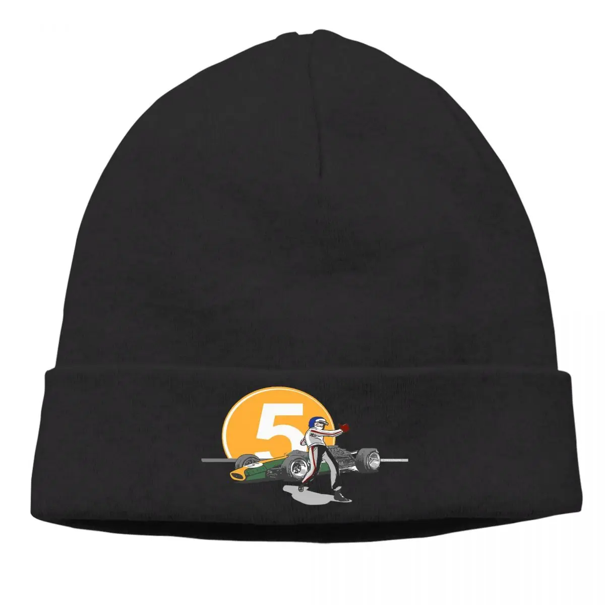 

Bonnet Speed Racer Cycling Knitted Hat Jim Clark Winter Warm Street Skullies Beanies Caps