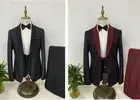 Костюм Свадебный Мужской бордовый, бордовый, винно-красный, 3 предмета