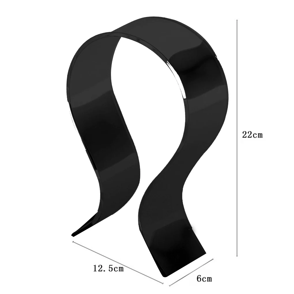 

1PC New Headphone Stand Headset Holder Hanger Universal Acrylic Display for Earbuds Bracket Suitable for All Headphone Size