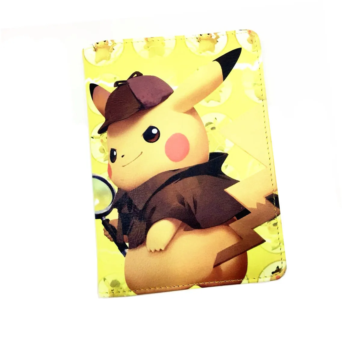 Мультфильм заграничного паспорта крышка Pokemon Detective Pikachu PU кредитных карт ID Держатели для маленьких мальчиков и девочек кожаная сумочка, с отделением для паспорта, кошельки