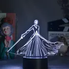 Ночсветильник в стиле аниме фигурка из аниме Блич Kurosaki Ichigo Shikai, 3D лампа манга, Otaku, украшения для сна, новинка, подарок для свадьбы, друзей