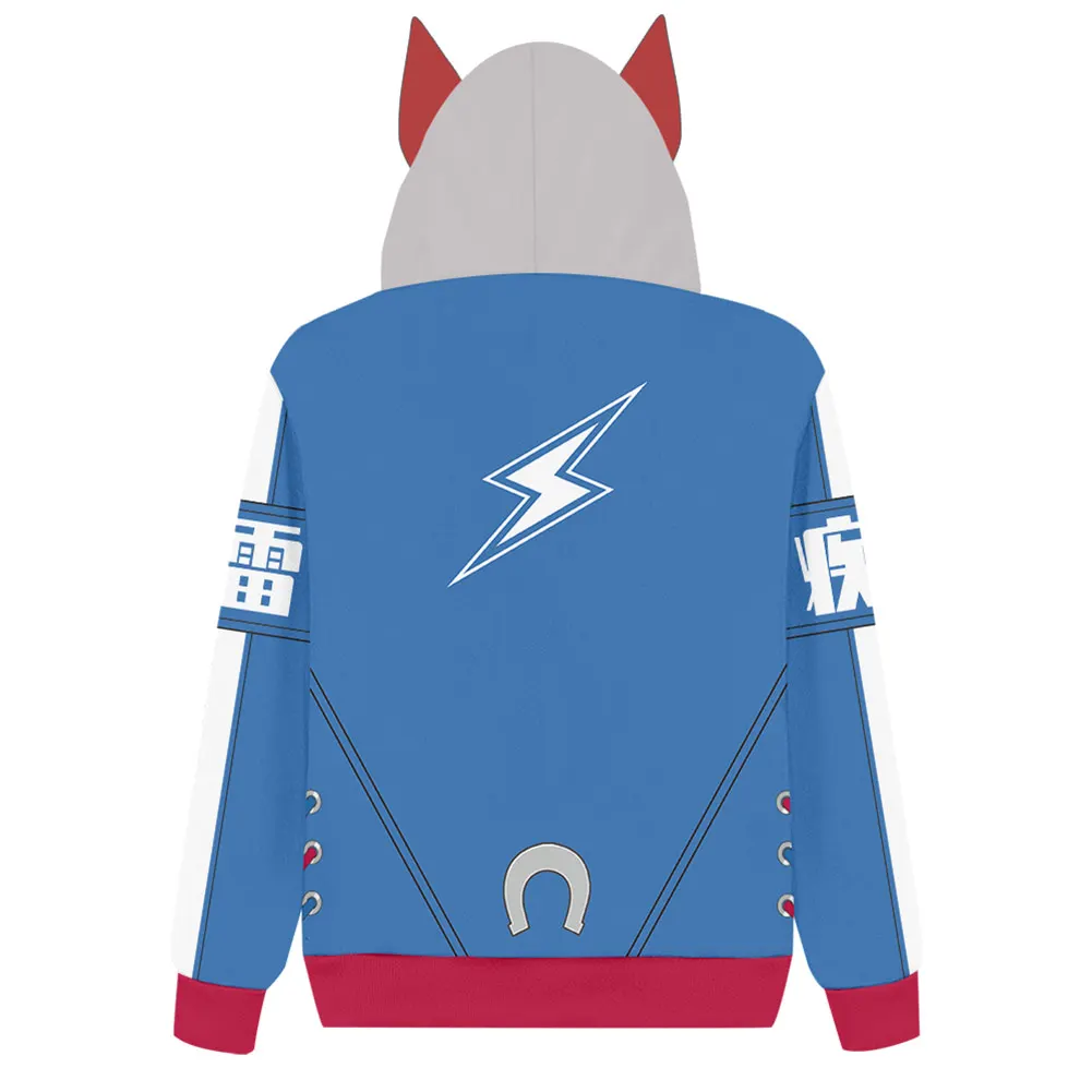 Худи с капюшоном для косплея АМА мусумме Pretty Derby tammo Cross пуловер свитшот уличная