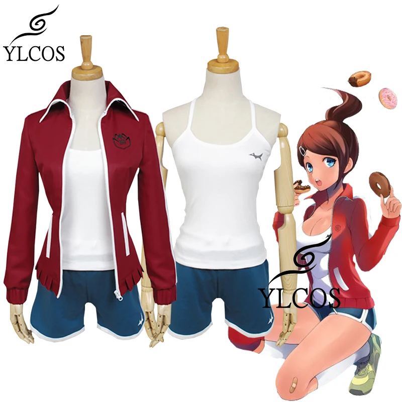 Аниме данганронпа Косплей Асахина АОИ костюм косплей Хэллоуин Вечеринка девочка