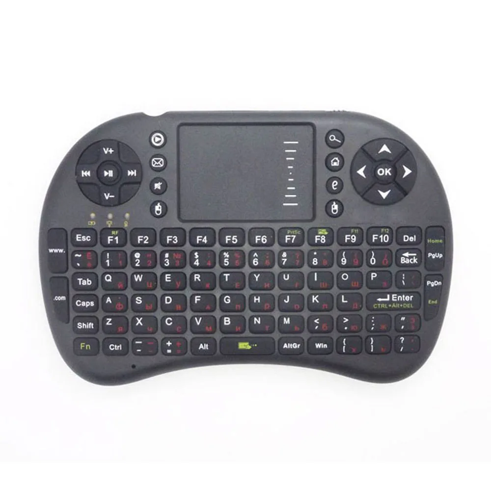 CARPRIE Mini 2,4G Беспроводная игровая клавиатура Air mouse английская русская Сенсорная панель портативная воздушная Мышь тачпад для ПК Pad Android tv