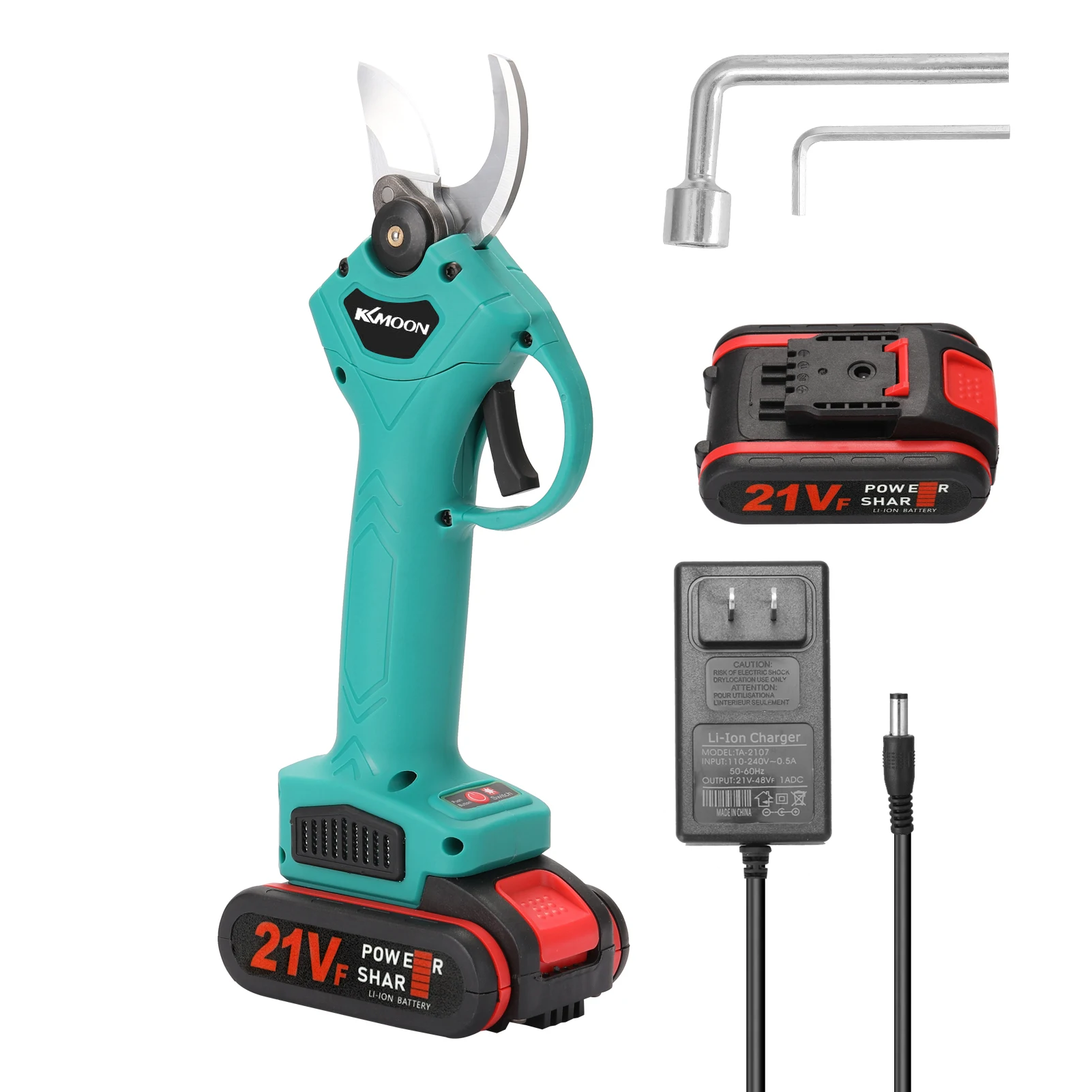 Беспроводной Электрический секатор KKmoon 21 в ручной инструмент садовые ножницы