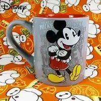 

Disney Cartoon Mickey Mickey Mouse Ceramic Mug Simple and Cute Large Capacity Mug Coffee Cup Collection Mug