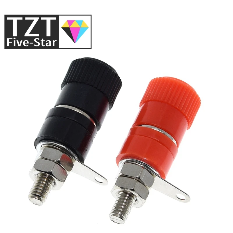 Клеммные колодки JS-910B 4 мм 10 шт./лот черные | Электронные компоненты и