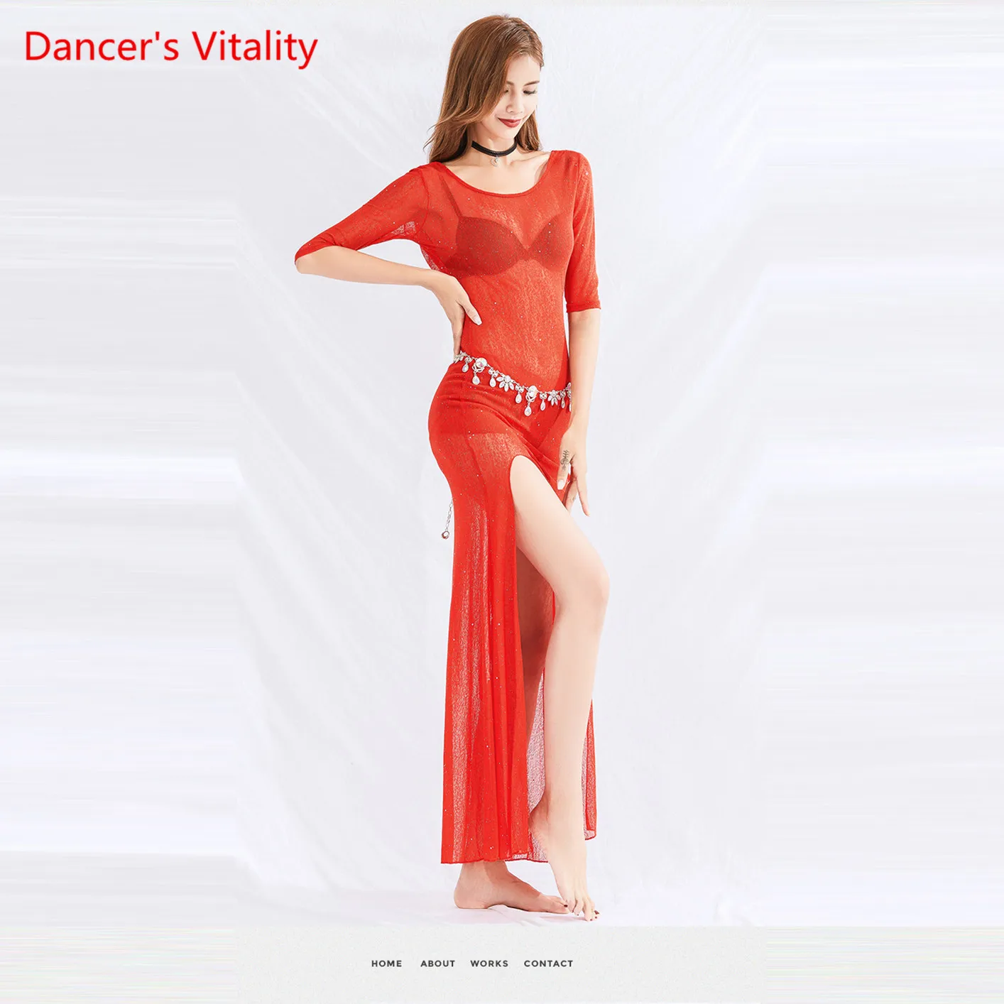 Танцевальная одежда для танца живота новое Восточное танцевальное платье