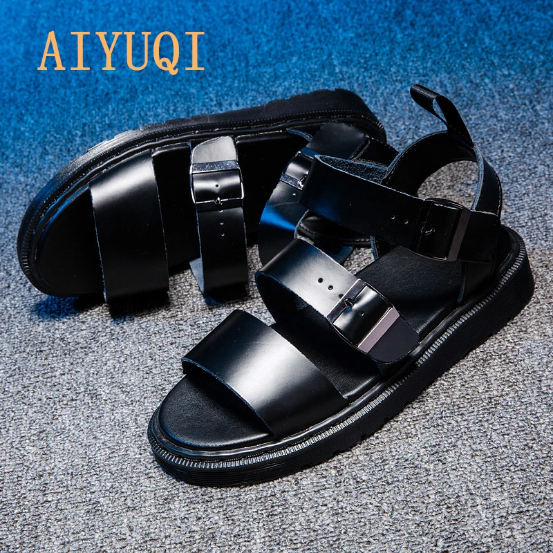 Летние женские сандалии Martin Новинка 2020 года пляжная обувь в римском стиле с