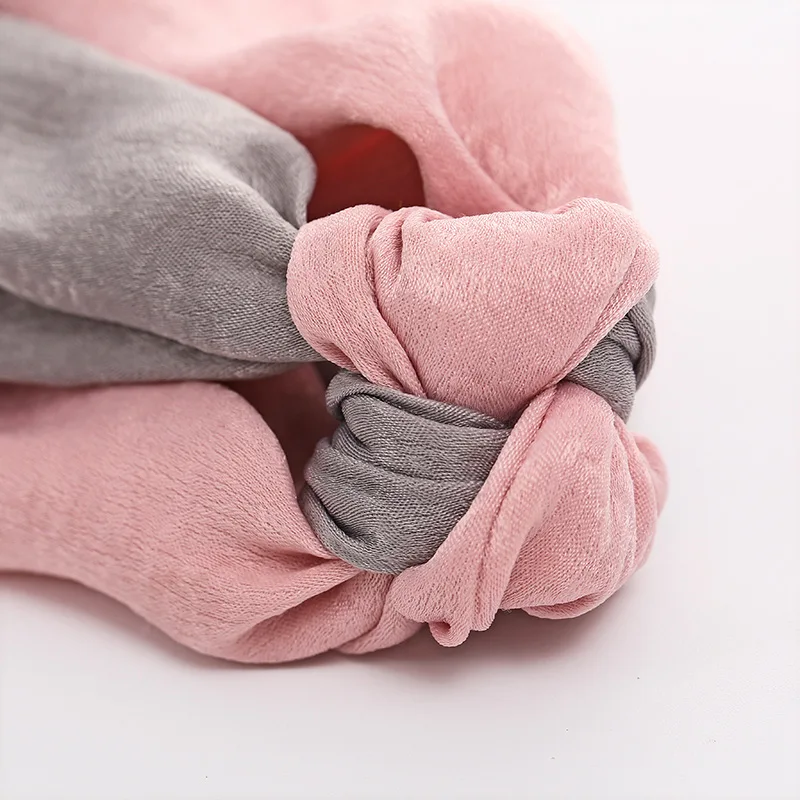 

2020 New Fashion Women Elegant Soft Headband Vintage Cross Knot Elastic Hair Bands Solid Girls Hairband Hair Accessories