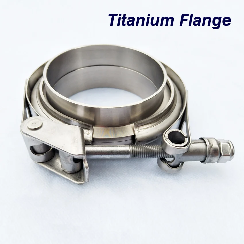 

ZUCZUG Titanium steel V-Band Flange 3.5 inch Customized Titanium Wastegate Outlet Flange