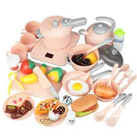 mini kitchen toy cookware tableware pot pan kids pretend cook play toy simulation kitchen utensils educational toys for children
