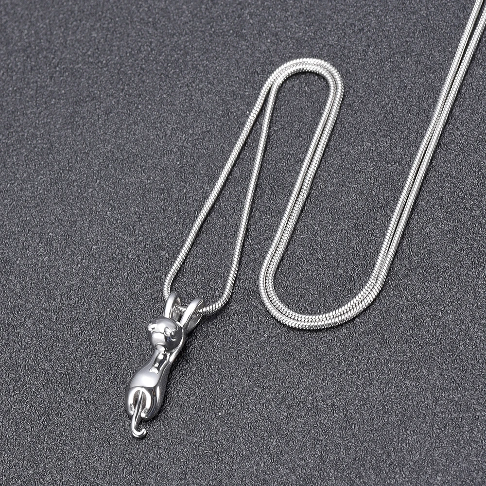 

X0304 PET CREMATION JEWELRY - Funeral Urn Ashes Holder for Pet and Cat Loss of Love Memorial Necklace