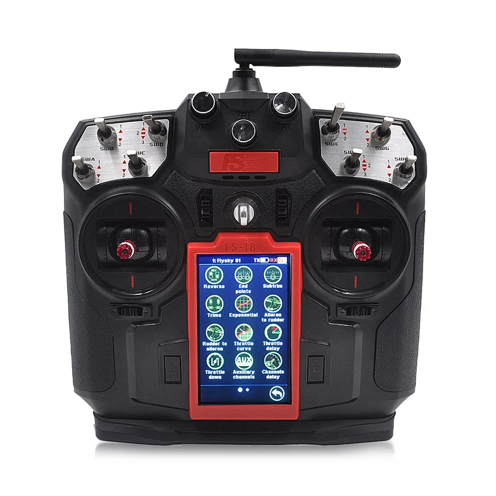 FLYSKY FS i8 8CH 2 4 GHz AFHDS 2A ЖК экран RC передатчик с iA6B iA10B приемник для вертолета