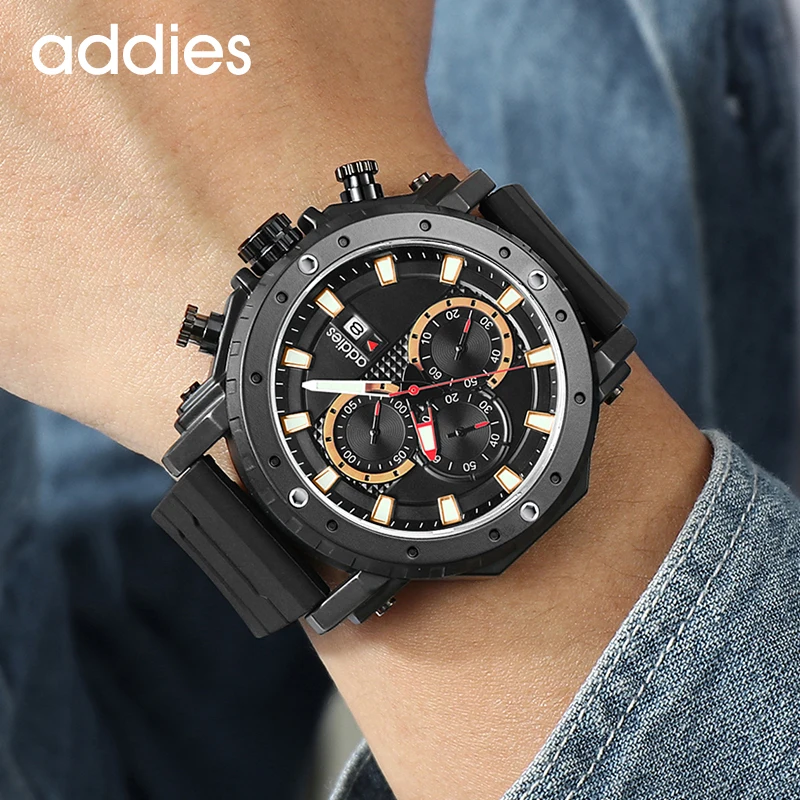 

Top Brand Men Watches Fashion Sport Silicone Watch Mens Luxury Date Waterproof Quartz Chronograph Relogio Masculino