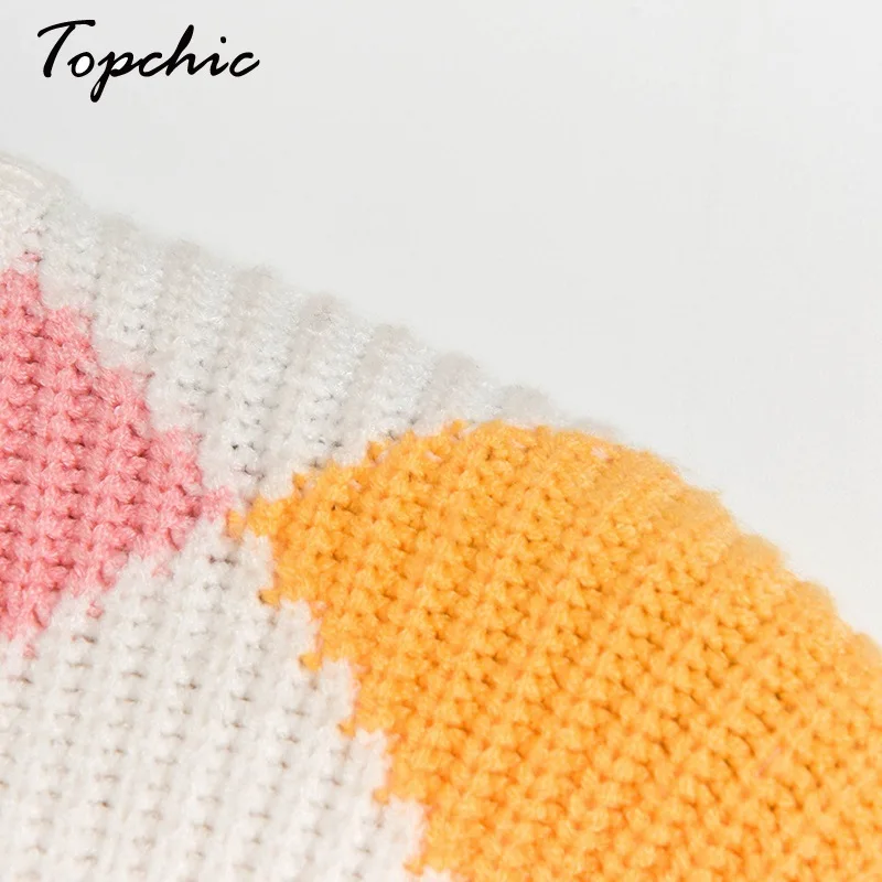 

Autumn Winter Women Casual Pullovers Women O-neck Knitted Sweaters Argyle Long Sleeve Pullover Knitting Sweater