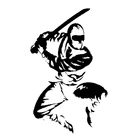 LLY-1489 Classic Ninja Warrior Автомобильная наклейка из ПВХ Модный стильный Автомобильный задний бампер для ветрового стекла аксессуары Водонепроницаемая наклейка