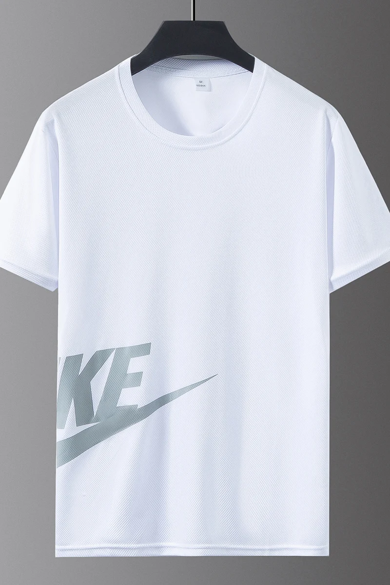 

LONGHENG 2021 Men's Short Sleeve T-shirt Summer Loose Large Size Leisure Sports Set Running Fitness Quick Drying