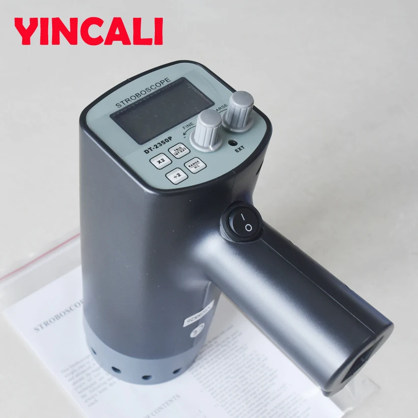 

Portable Digital Stroboscope DT-2350PE Fit for Print and Textile Strobe Flash Analyzer Meter Measuring Range 50~2,000 FPM