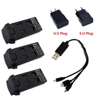 Оригинальный 7,4 В 1000 мАч Lipo батарея для SP500 Дрон RC Quadcopter запасные части для 7,4 В аккумуляторная батарея с 3 в 1 зарядное устройство