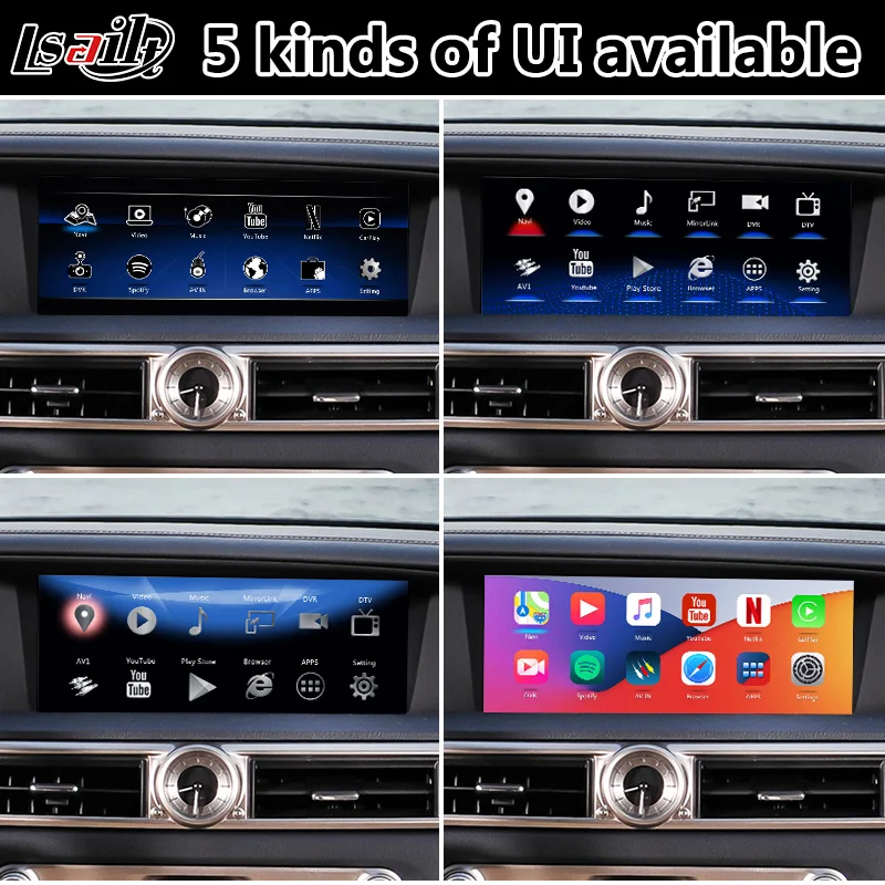 Видеоинтерфейс Lsailt Android Carplay для Lexus GS250 GS с управлением мышью автомобильный GPS