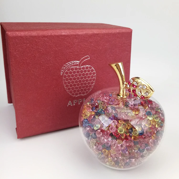 

Хрустальная статуэтка яблоко с бриллиантом Gift Souvenir