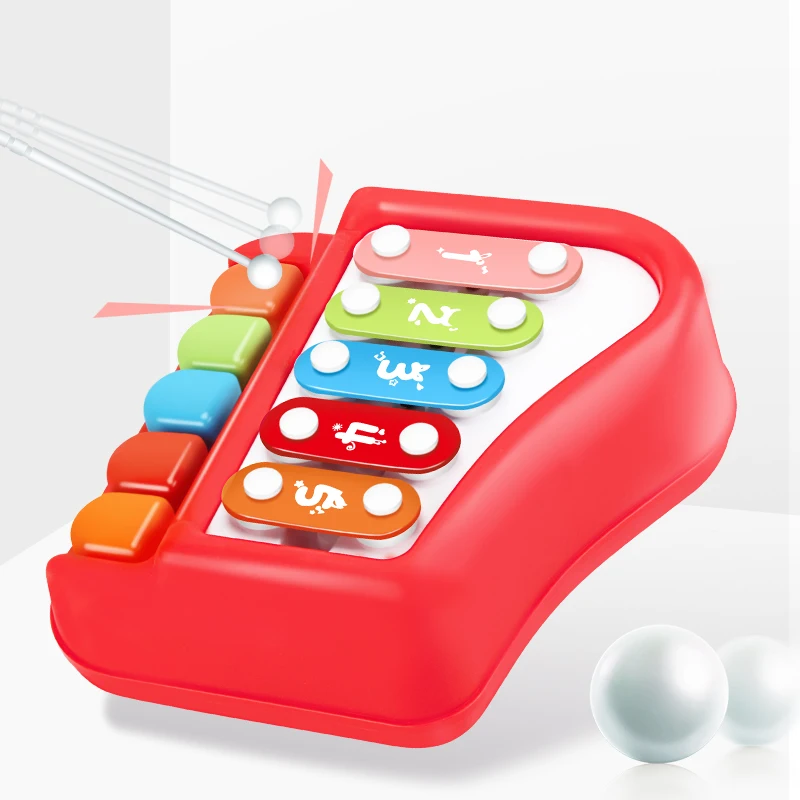 Пластиковая игрушка для музыкального инструмента Xylophone 5/8 шкала детей раннего