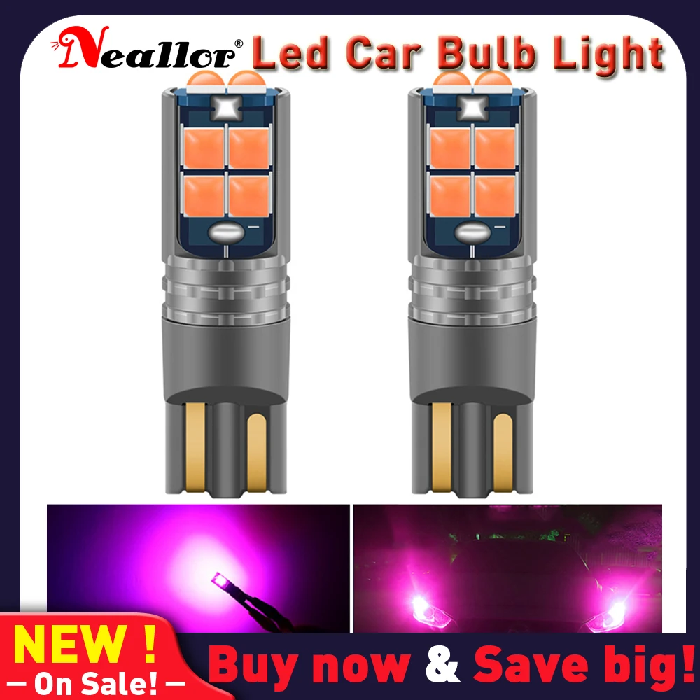 

2 шт., Автомобильные светодиодные лампы T10 W5W 168 192 3030 10smd 12 В
