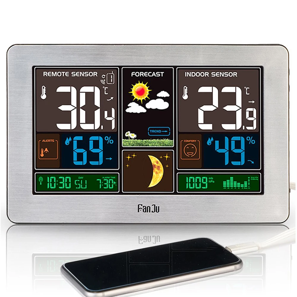 3-в-1 комнатный термометр гигрометр барометр открытый Беспроводной Погодная