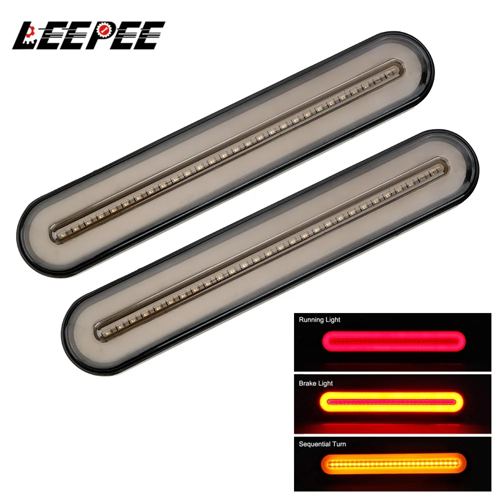 

Задсветильник LEEPEE, светодиодный индикатор поворота, стоп-сигнал поворота, водонепроницаемый, 2 шт.